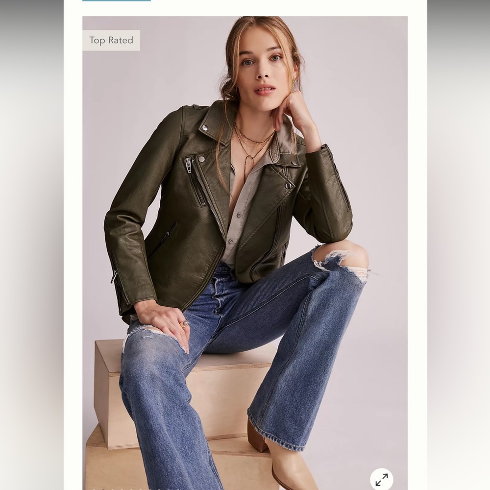 Blank NYC Faux Leather Moto Jacket (BLANKNYC)